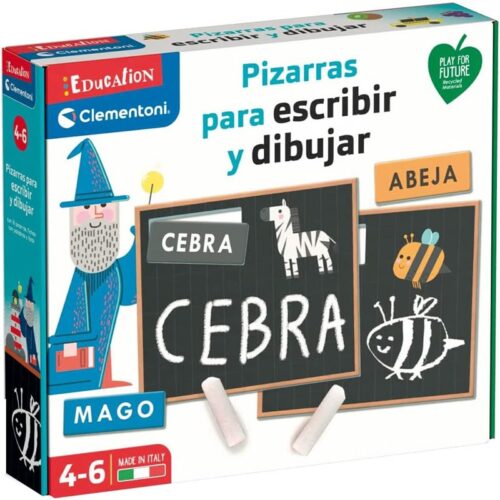 Pizarra infantil educativa para escribir y dibujar de Clementoni 55458