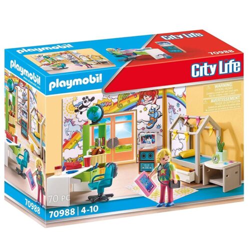 Playmobil Habitación de Adolescentes con Accesorios City Life 70988