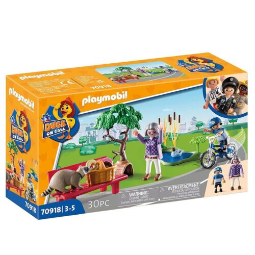 Playmobil set atrapa al ladron de la nueva linea Duck on call 70918