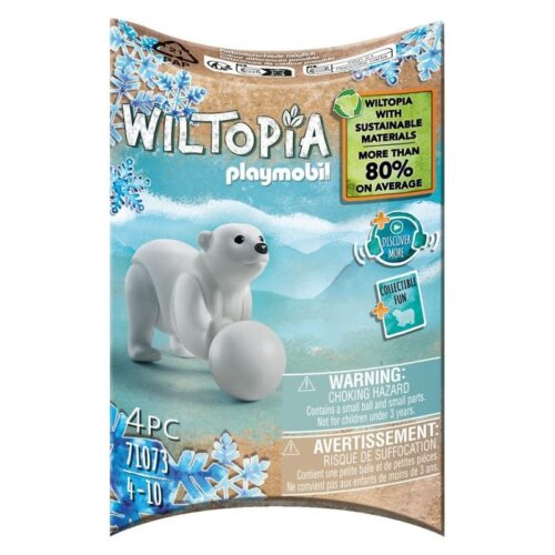 Playmobil Wiltopia oso polar con accesorios y coleccionable 71073
