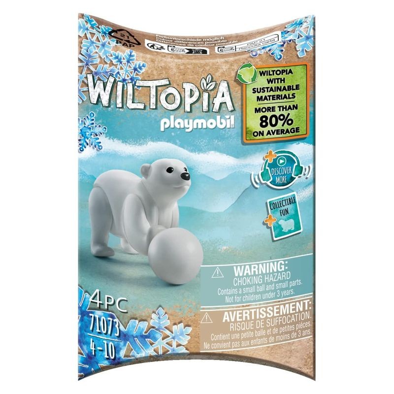 Playmobil Wiltopia oso polar con accesorios y coleccionable 71073