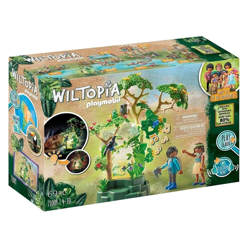 Playmobil Wiltopia modelo selva trópical con luces y sonidos 71009