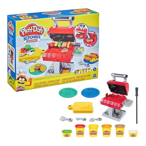 Play Doh Playset Super Barbacoa con Plastilina y Accesorios de Hasbro