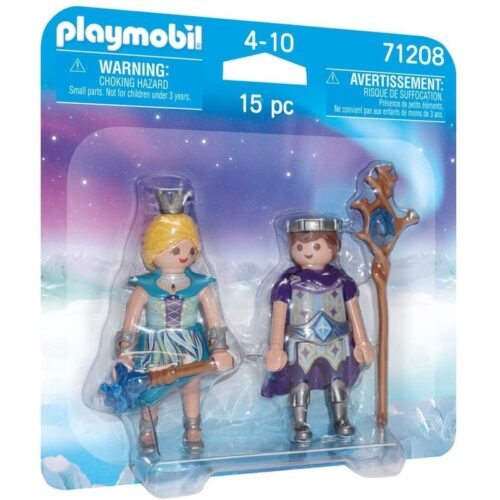 Playmobil 71208 Pack duo princesa y principe de hielo con cetro mágico