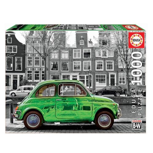 Puzzle de 1000 Piezas para Adultos Coche en Amsterdam de Educa