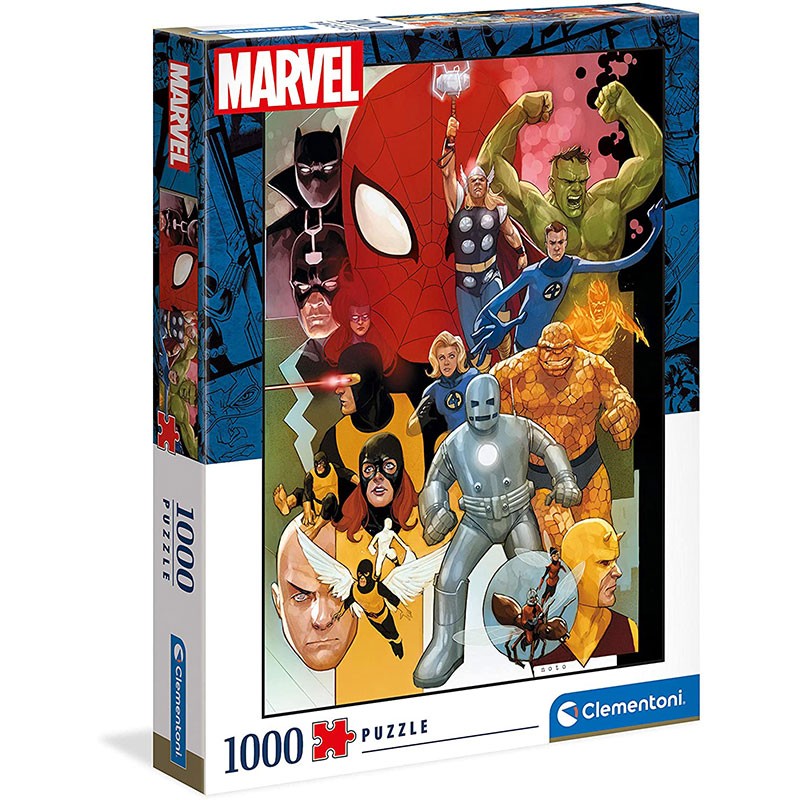 Puzzle de 1000 piezas para Adultos del 80 Aniversario de Marvel