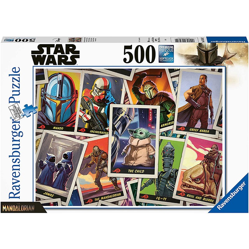 Puzzle 500 piezas The Mandalorian Star Wars - Ravensburger 16561