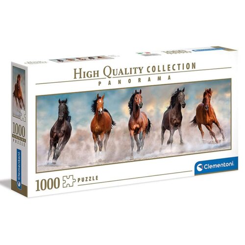 Puzzle de 1000 Piezas Panorámico de Caballos Clementoni 39607