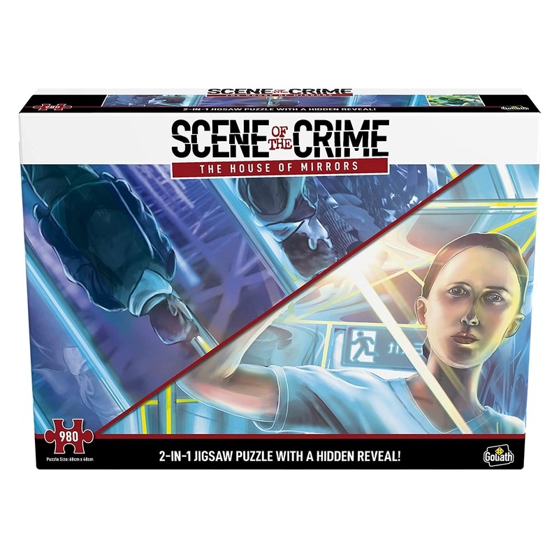 Puzzle escena del crimen modelo la casa de los espejos con 980 piezas