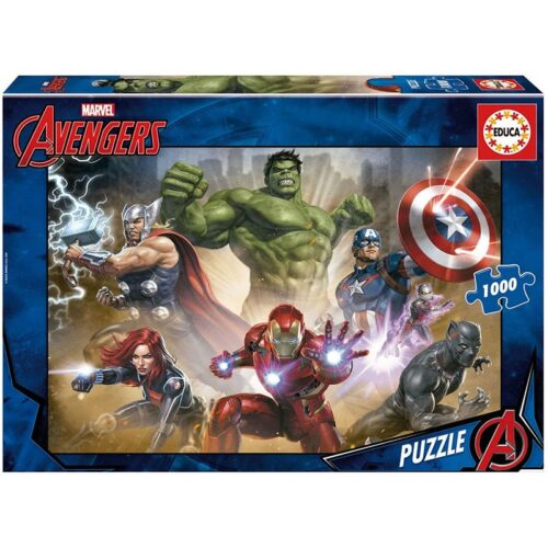 Puzzle para Adultos 1000 Piezas Los Vengadores Marvel de Educa