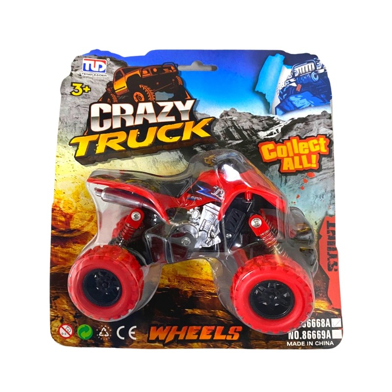 Quad Crazy Trunk rojo modelo 22-387 de colección