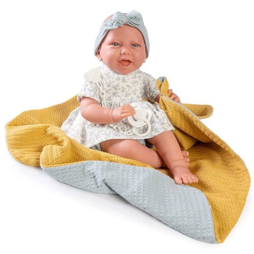 Muñeca Recién Nacida Carla de 42 cm con mantita de Antonio Juan 33229