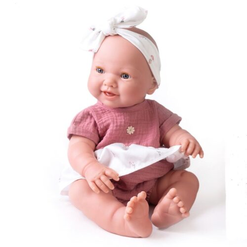 Muñeca Mía de 42 cm hace pipí, cambiador y vestidos Antonio Juan 50265