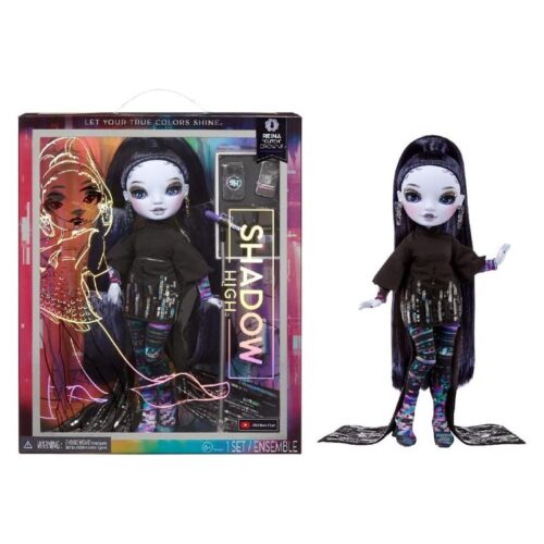 Muñeca Reina Glitch Crowne con falda de lentejuelas de Shadow High