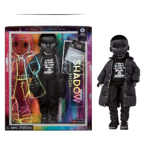 Muñeca REXX McQueens con atuendo de moda color negro de Shadow High
