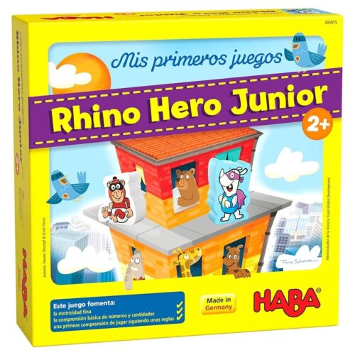 Juego de mesa infantil Rhino Hero Junior colección mis primeros juegos