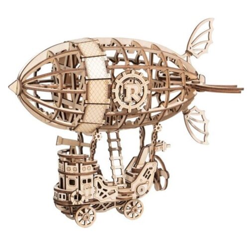 Maqueta de madera Rolife Classic modelo aeronave de 18 cm en 3D