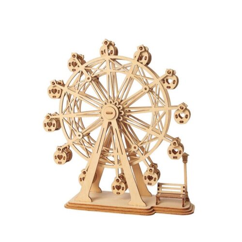 Maqueta de madera Rolife Classic modelo noria en 3D