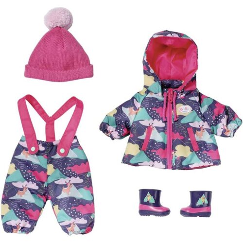 Traje de nieve para Baby Born con botas deluxe para muñecas de 43 cm