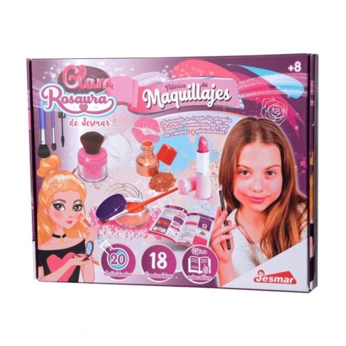 Rosaura Glam fábrica de maquillajes profesional con 18 modelos