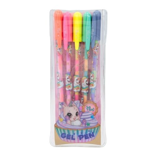 Set con 5 rotuladores de gel arcoíris Ylvi con 3 colores pastel 12184