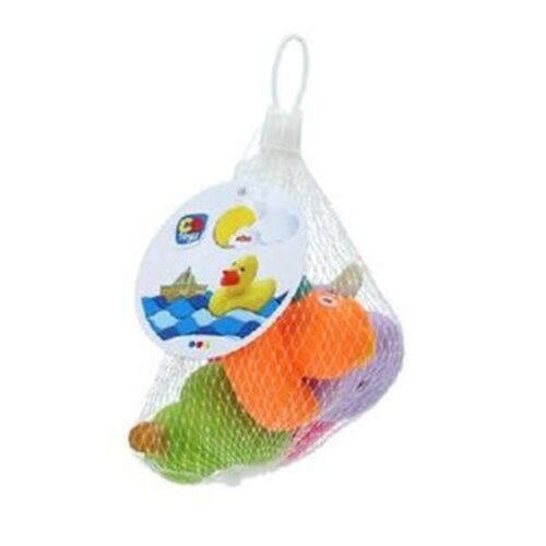 Set de 4 patitos de goma red para el baño colores surtido de colorbaby