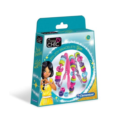 Set Crazy Chic Glee de Brazaletes con Abalorios de Clementoni