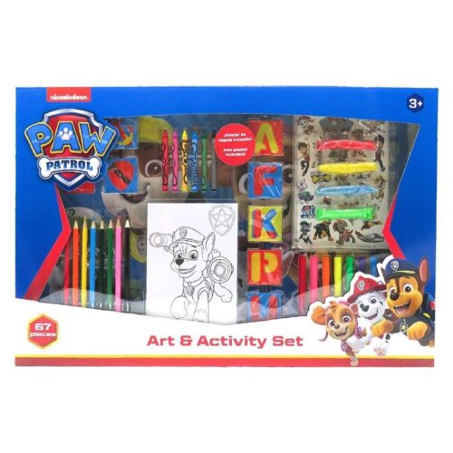 Set de dibujo y actividades de la Patrulla Canina con 67 piezas GS67PW