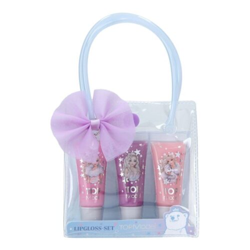 Set con 3 barras de gloss labiales Iceworld Top Model de colores