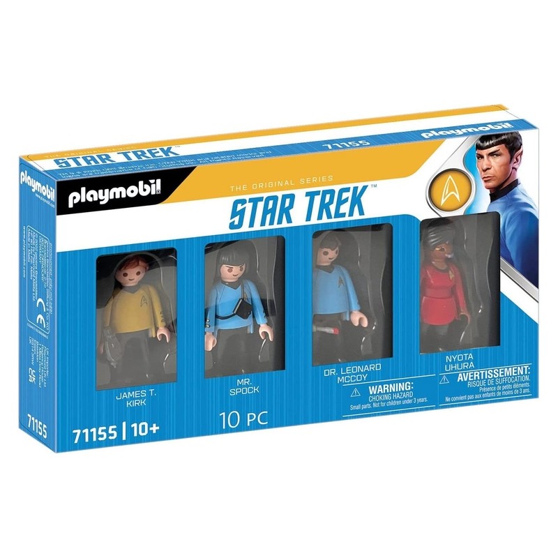 Set figuras Playmobil Star Trek con cuatro personajes coleccionables