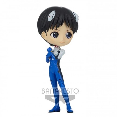 Shinji Ikari Figura Q Posket de Evangelion con Plugsuit Versión A