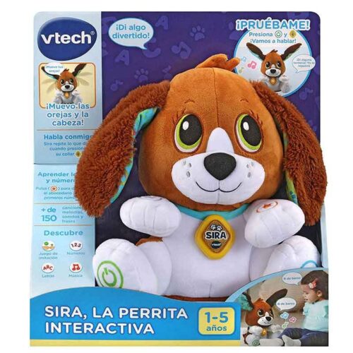 Sira La Perrita interactiva peluche Vtech 80610122