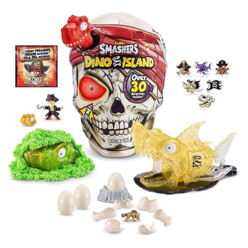 Smashers Huevo Gigante calavera con tiburón Megalodon coleccionable Dino Island