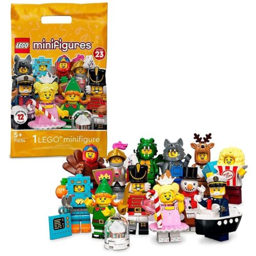 Sobre sorpresa de Lego Minifigures serie 23 con una figura aleaoria