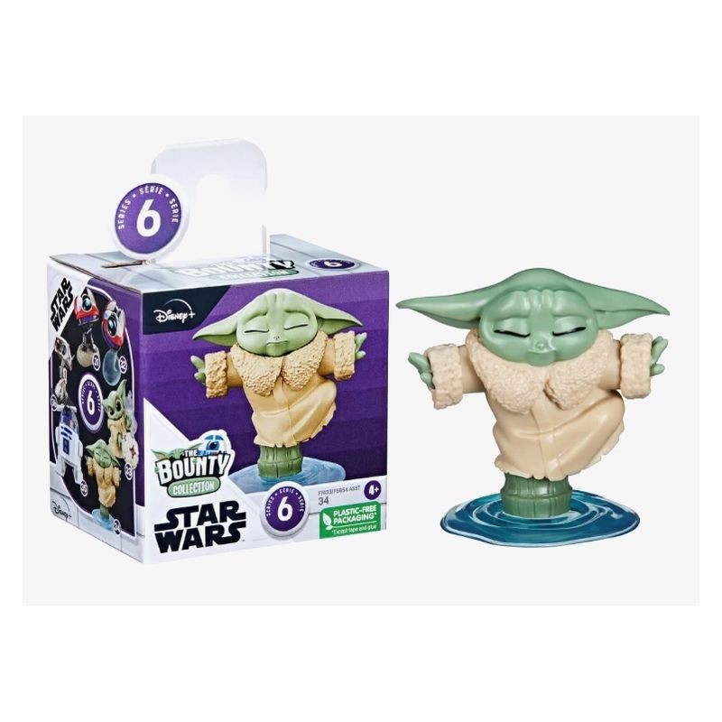 Figura Grogu Baby Yoda meditando de Star Wars Bounty Collection Nº34