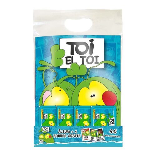 Starter Pack Toi 2 Panini que incluye álbum más cuatro sobres