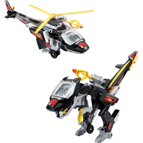 Switch & Go Dino helicóptero velocirraptor transformable interactivo
