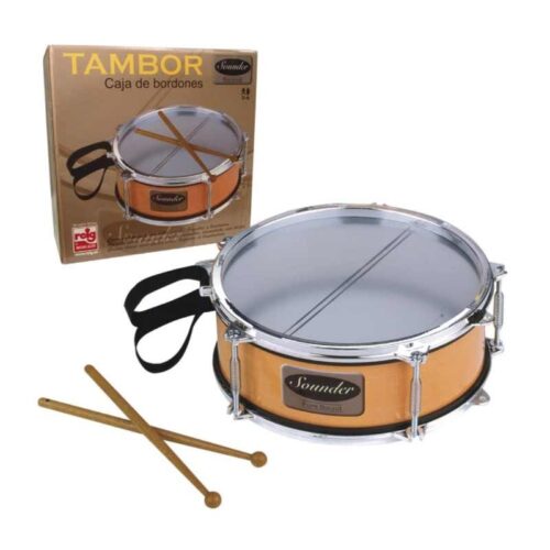 Tambor con baquetas y bandolera para niños de Claudio Reig de 25 cm