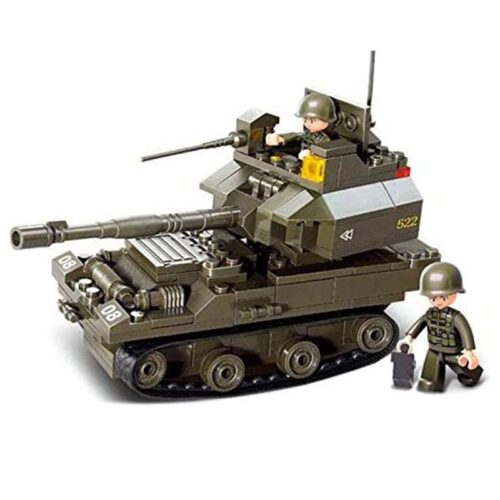 Sluban tanque militar juego de bloques con 178 piezas de construcción