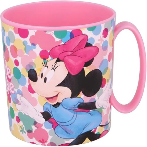 Taza de Minnie Mouse de PVC multicolor reutilizable con 350 ml