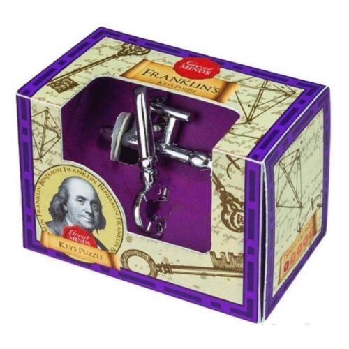 Rompecabezas The Great Minds modelo Franklin puzzle de llaves
