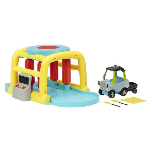 Túnel de lavado con vehículo GO Cozy que cambia de color Little Tikes