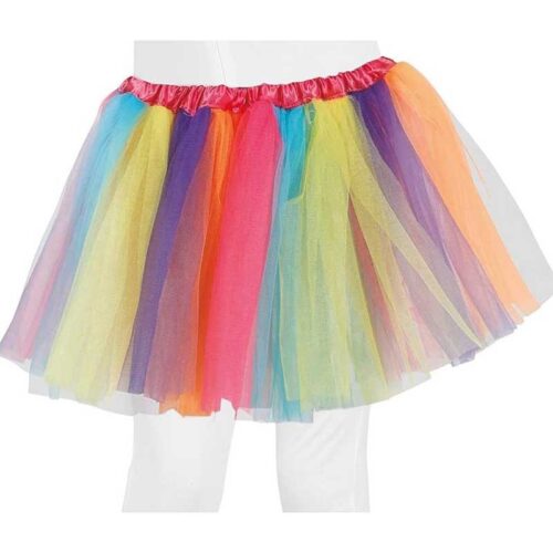 Tutu de arcoiris para niños y niñas a partir de 12 meses Guirca 16029
