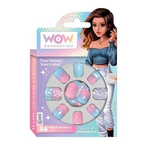 Uñas adhesivas de 24 unidades de wow generation de varios diseños