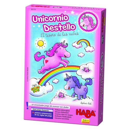 Juego de mesa infantil Unicornio Destello el tesoro de las nubes
