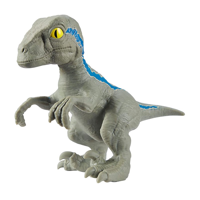 Dinosaurio Velociraptor Blue con cuerpo estirable de Jurassic World