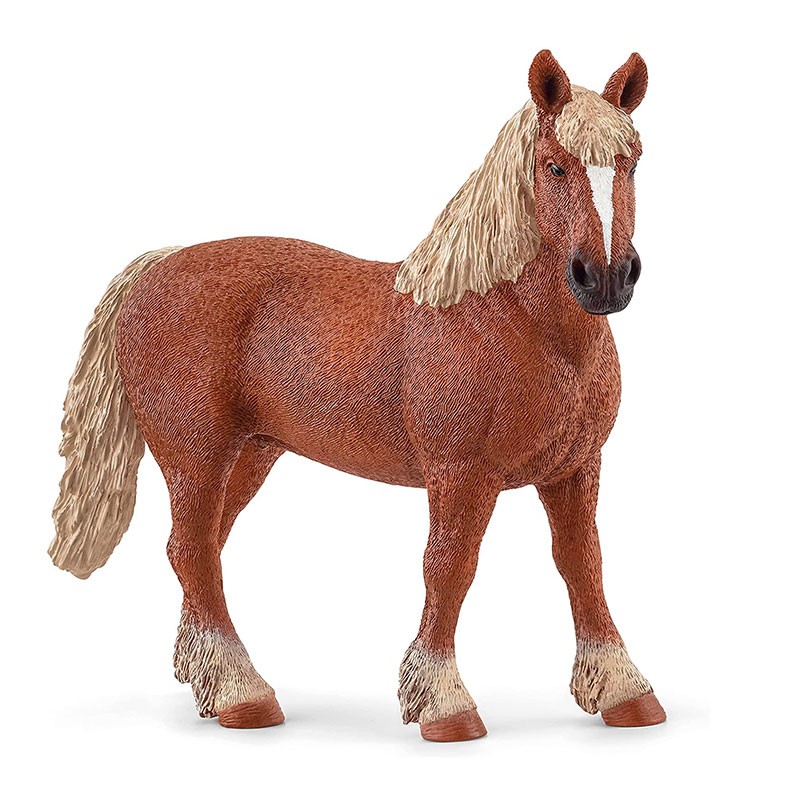 Figura yegua de cría belga de la coleccion Schleich Farm World 13941