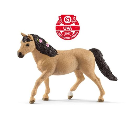 Figura de yegua poni Connemara irlandesa con flores de Schleich 13863