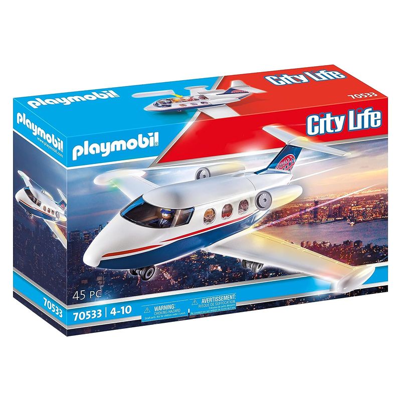 Jet privado de Playmobil de la línea City Life 70533