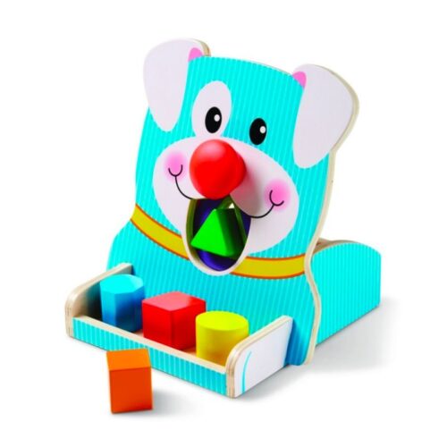 Perrito first play encajable de madera, formas y colores